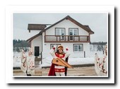 Модные движения русского танца Рэп на масленицу. Гусляр Иван Самоваров